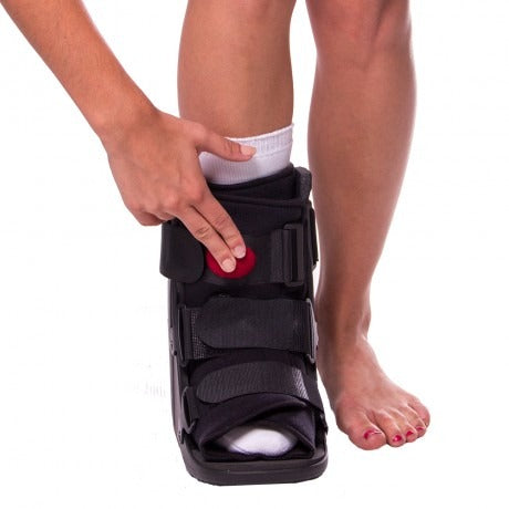 MARS Wellness Premium Short Air Cam Walker Boot - Small - Fracture,  Sprained Ankle/Foot Stabilizer - Broken Toe Walking Boots for Men or Women