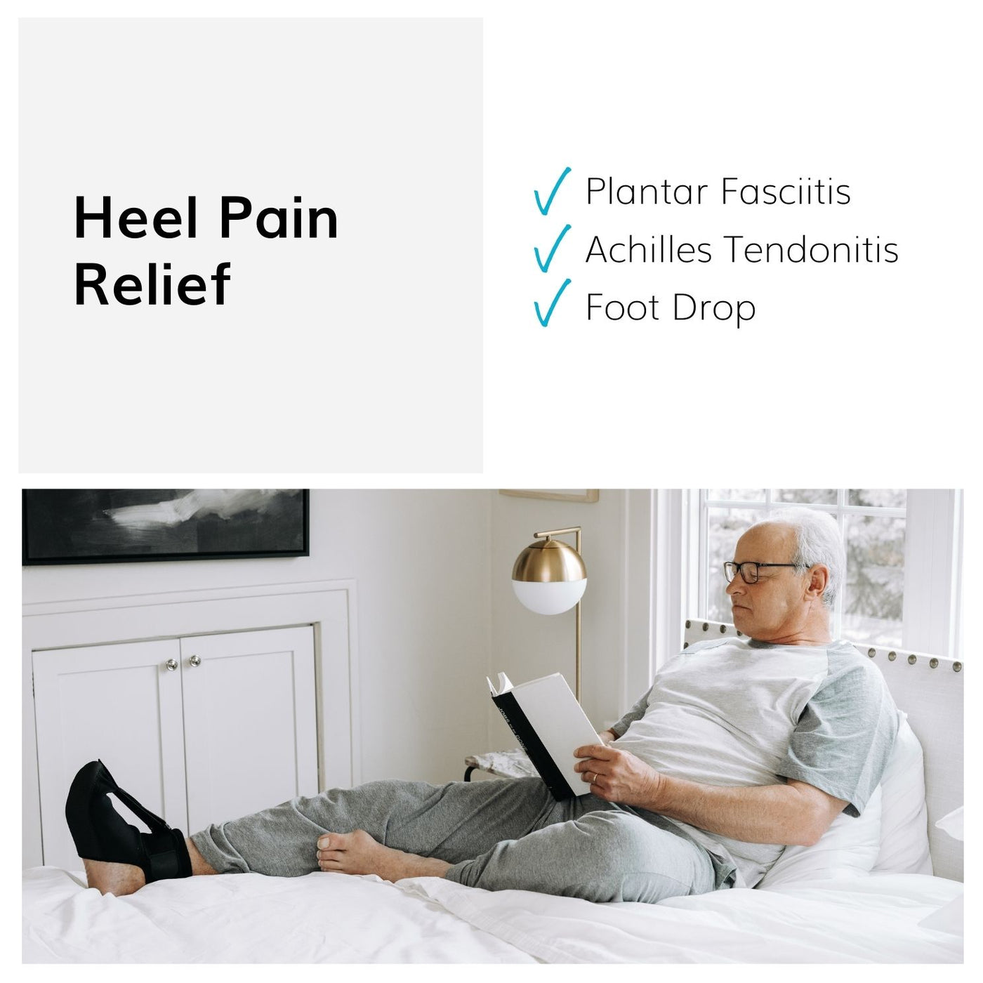 Plantar Fasciitis Night Splint, Foot Drop Orthotic Brace, Adjustable  Heel/Ankle/Arch Foot Pain Relief Support for Plantar Fasciitis, Achilles