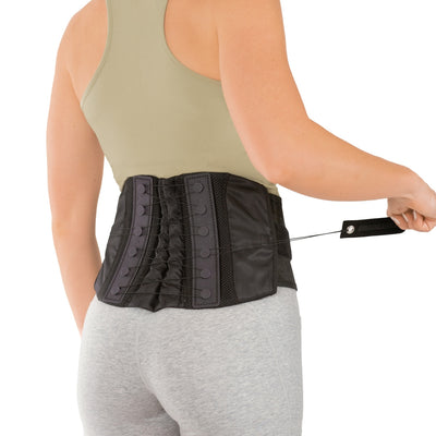 BraceAbility One One Size Bariatric Back/abdomen - Obesity Belt 42”-40”  White.