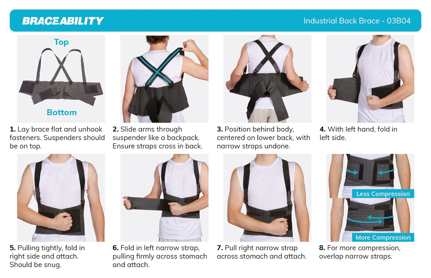 How to wear a back support belt best sale