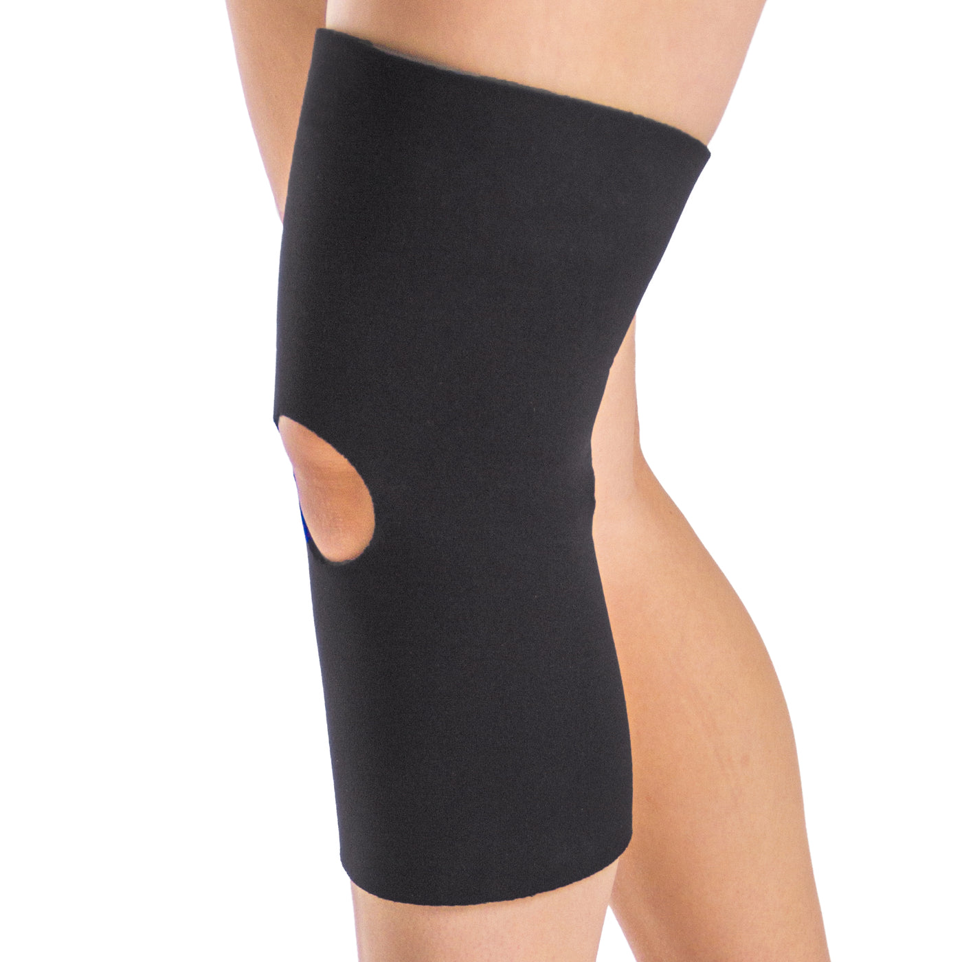 Neoprene open patella and open back athletic knee sleeve