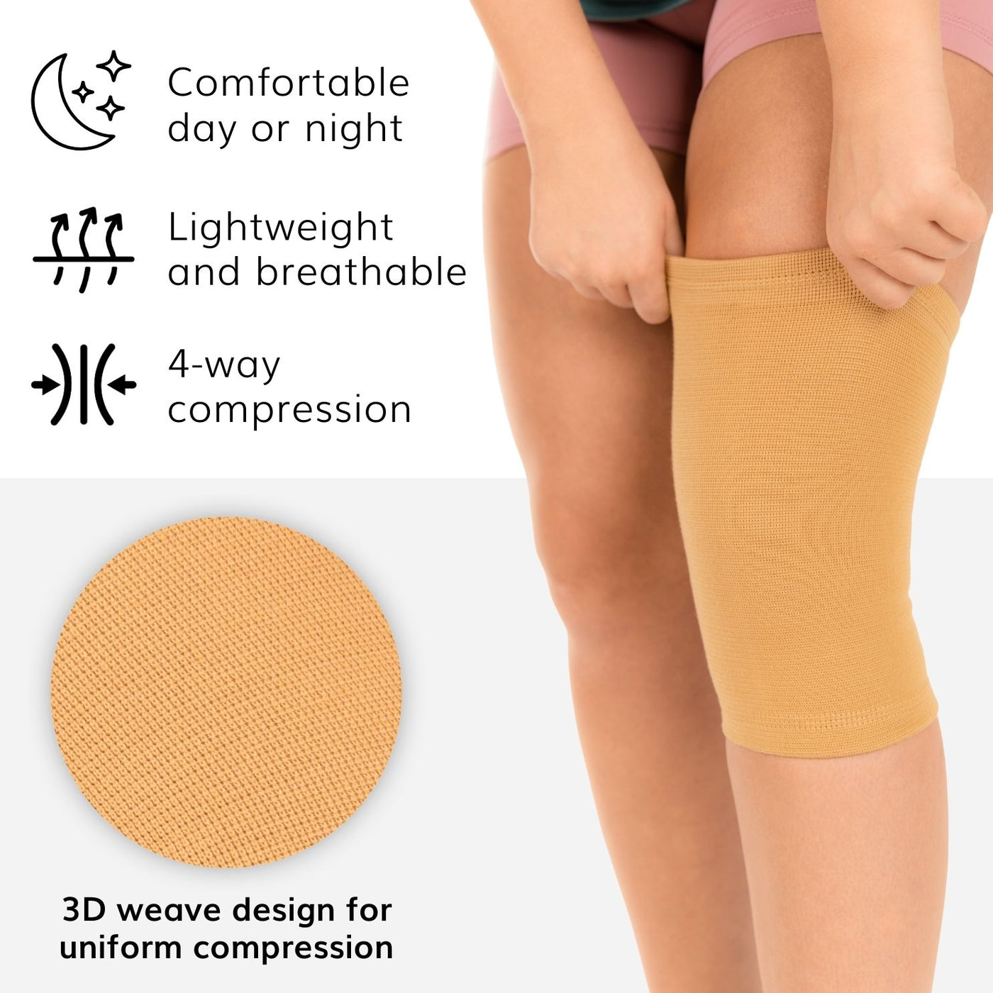 Full Length Compression Leg Sleeve Knee Support for Sports and Joint Pain  Relief - 99 Rands