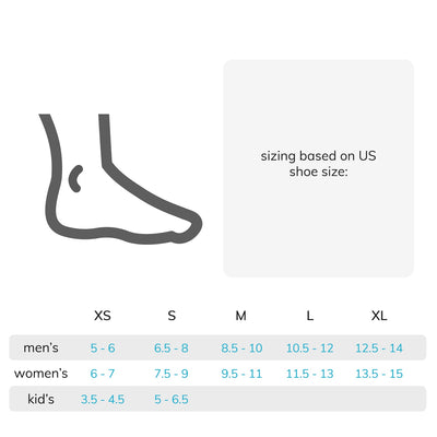 the extra large sizing sprained ankle brace sizing chart comes in sizes XS through 2XL fitting kids to plus size adults