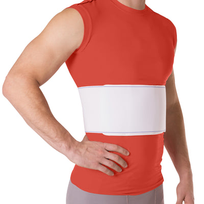BraceAbility Rib Injury Binder Belt  Men's Rib Cage Protector Wrap for  Sore or Bruised Ribs Support, Sternum Injuries, Pulled Muscle Pain and  Strain Treatment (Male - Fits 34”-60” Chest) : 