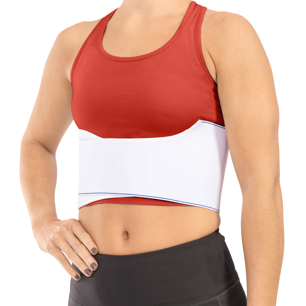  BraceAbility Broken Rib Brace For Cracked Ribs - Womens Rib  Cage Support Belt For Bruised, Fractured Or Dislocated Ribs Protection,  Compression Wrap And Chest Support