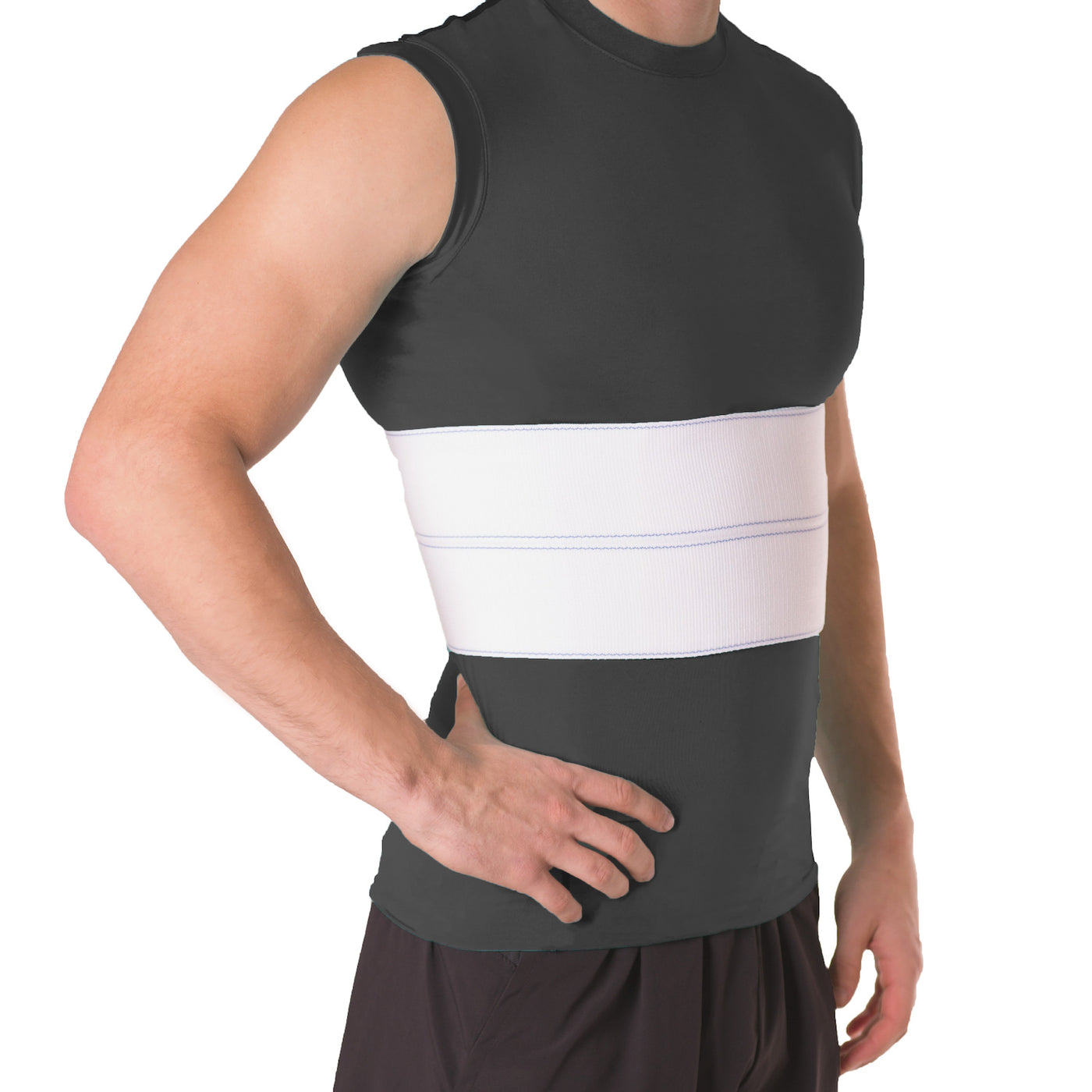 Rib Brace Broken Rib Belt Rib Chest Support Brace For Sore Or Bruised Ribs  Support Broken Sternum Dislocated Ribs Protection - M