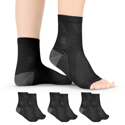 purchase the black compression neuropathy that are calf high socks with three pairs