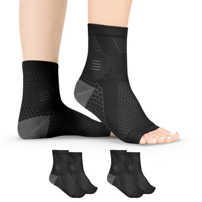 purchase the black ankle height compression neuropathy socks with two pairs