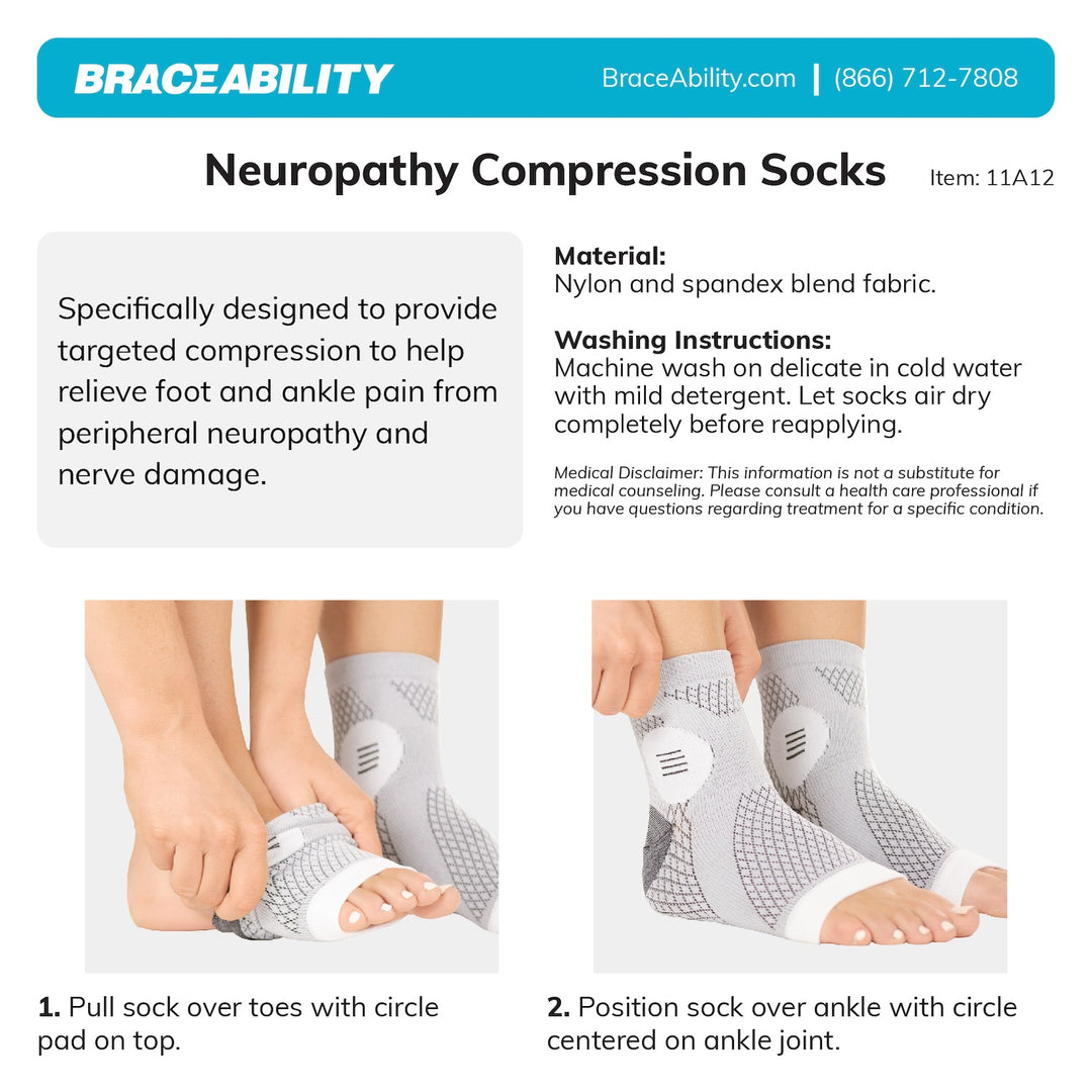 Soothing Compression Socks for Diabetic Neuropathy Pain