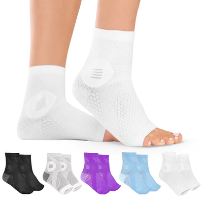 Neuropathy Socks | Compression Toeless Foot Pain Relief Sleeves for Diabetics and Peripheral Treatment (Pair)