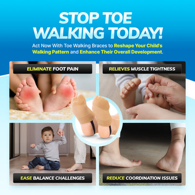 Stop toe walking and eliminate foot pain with our correction socks