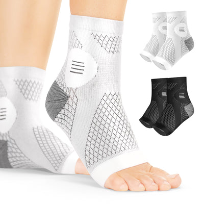 Get lasting ankle pain relief with the BraceAbility Compression Sleeve Support Socks