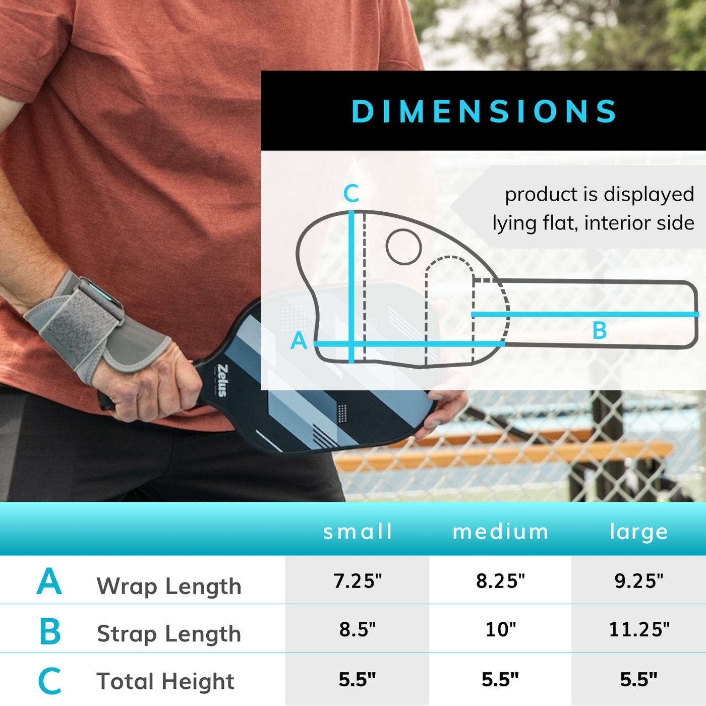 the comfortable wrist brace can be worn by men or women and comes in three different 