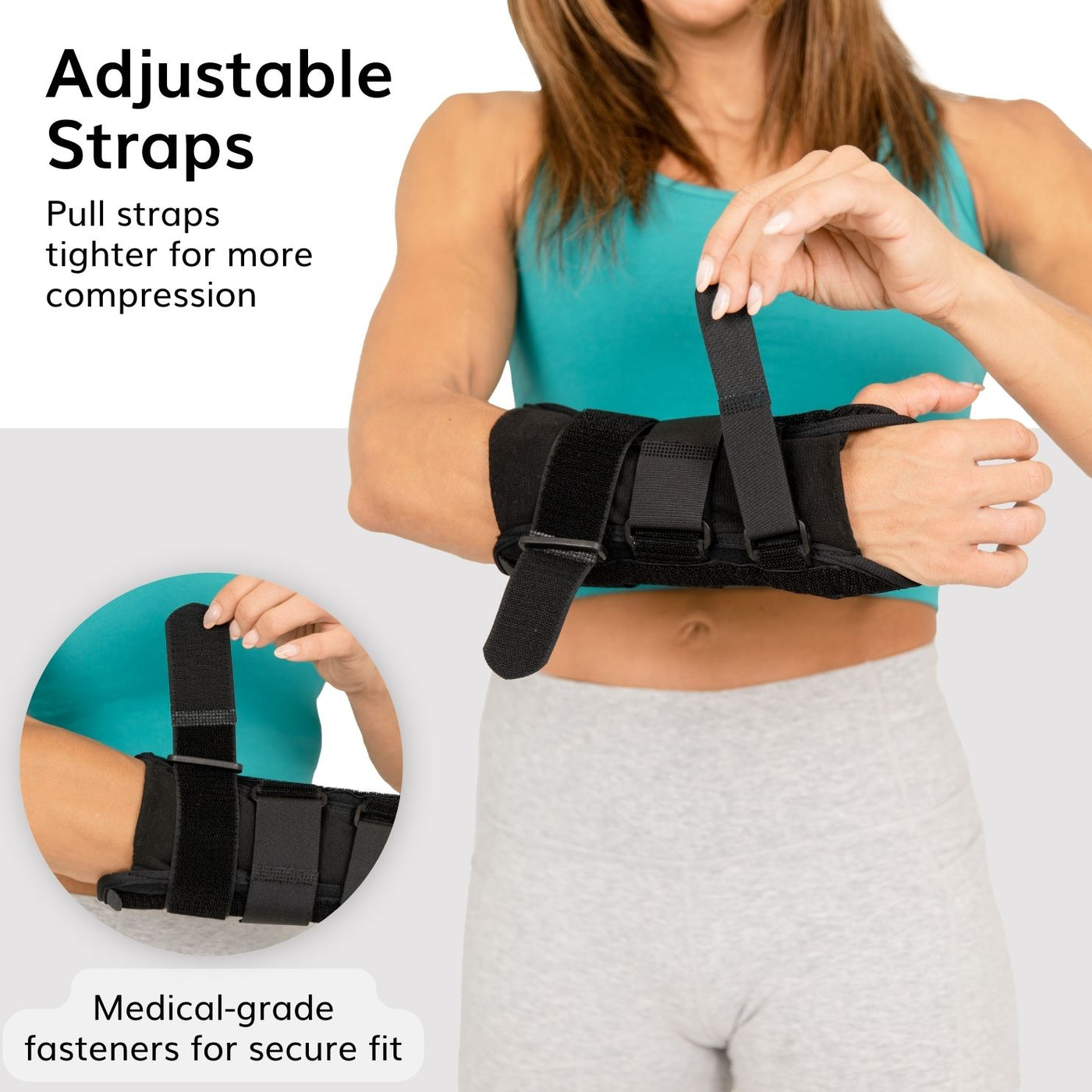  BraceAbility Volar Wrist Splint - Right or Left Hand  Compression Support Brace for Carpal Tunnel Syndrome Relief, Fracture Pain,  Sprained Injury, Typing, Sleeping, Arthritis, and Tendonitis Wrap : Health  & Household