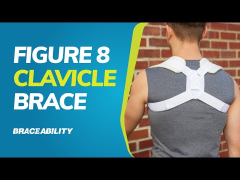 BraceAbility Figure 8 Clavicle Brace & Posture Corrector | Broken  Collarbone Sling for Injuries & Fractures, Shoulder Support Strap for Upper  Back