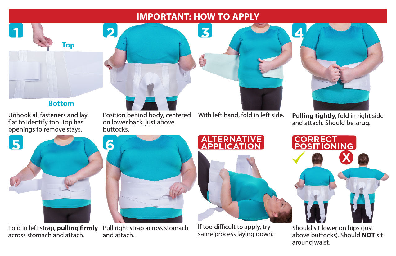 Fastener Target Stubborn Back Flab Cut Belly Fat Back Support