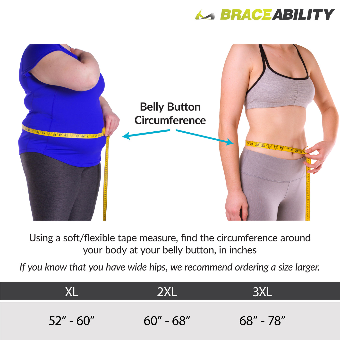 BraceAbility One One Size Bariatric Back/abdomen - Obesity Belt 42
