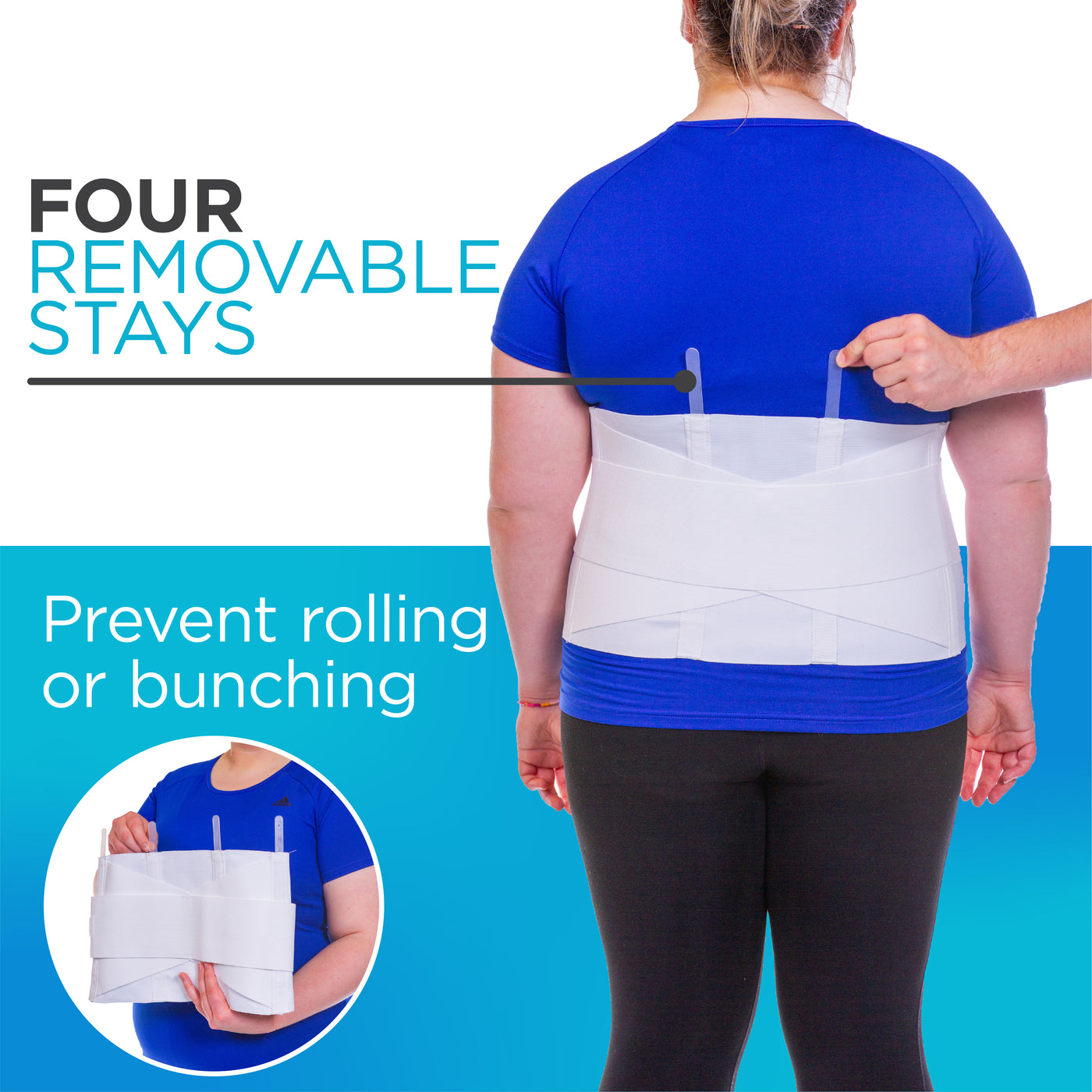 BraceAbility One One Size Bariatric Back/abdomen - Obesity Belt 42