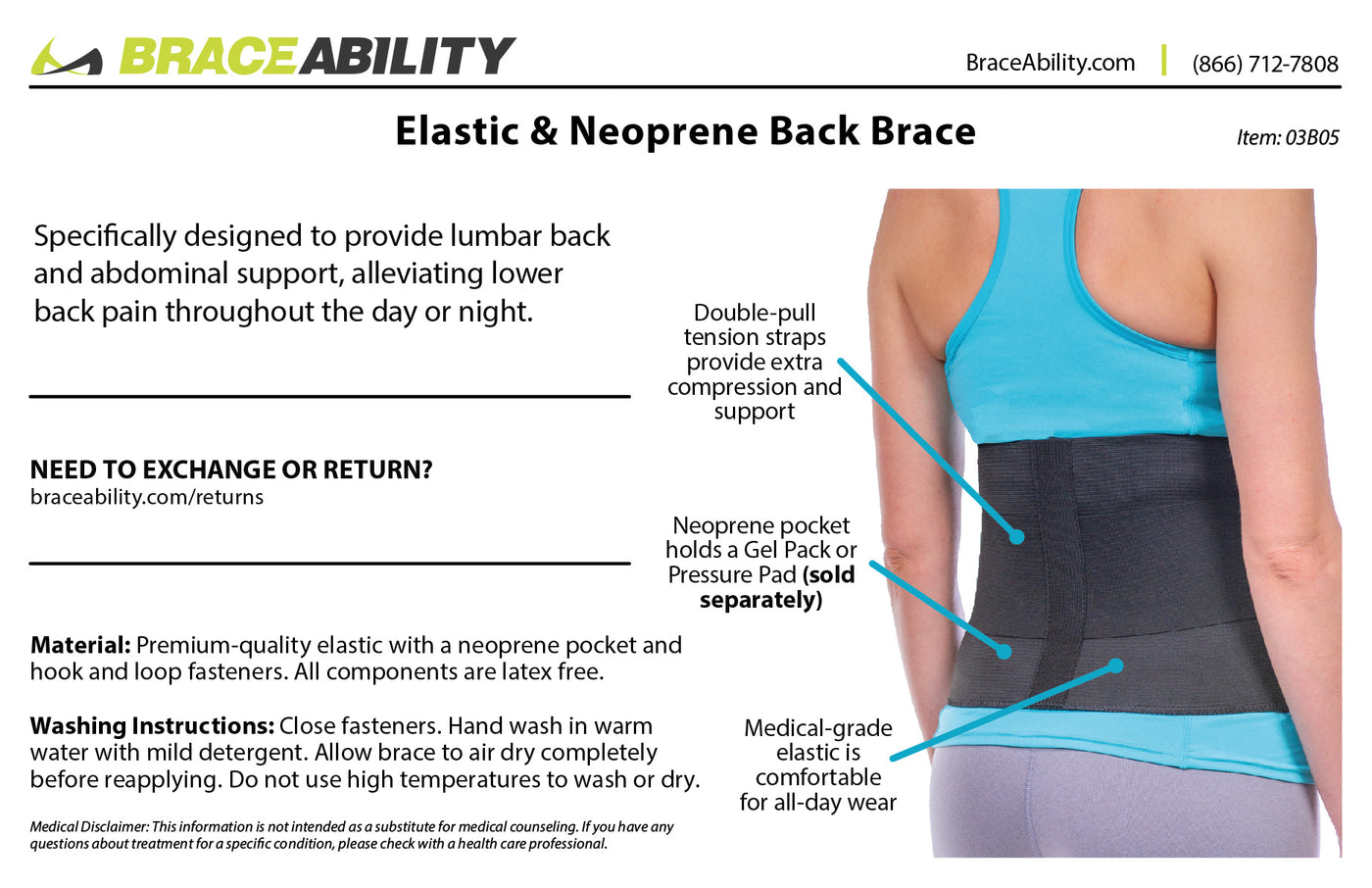 Sciatica Pain Relief Back Brace for Pinched Nerves