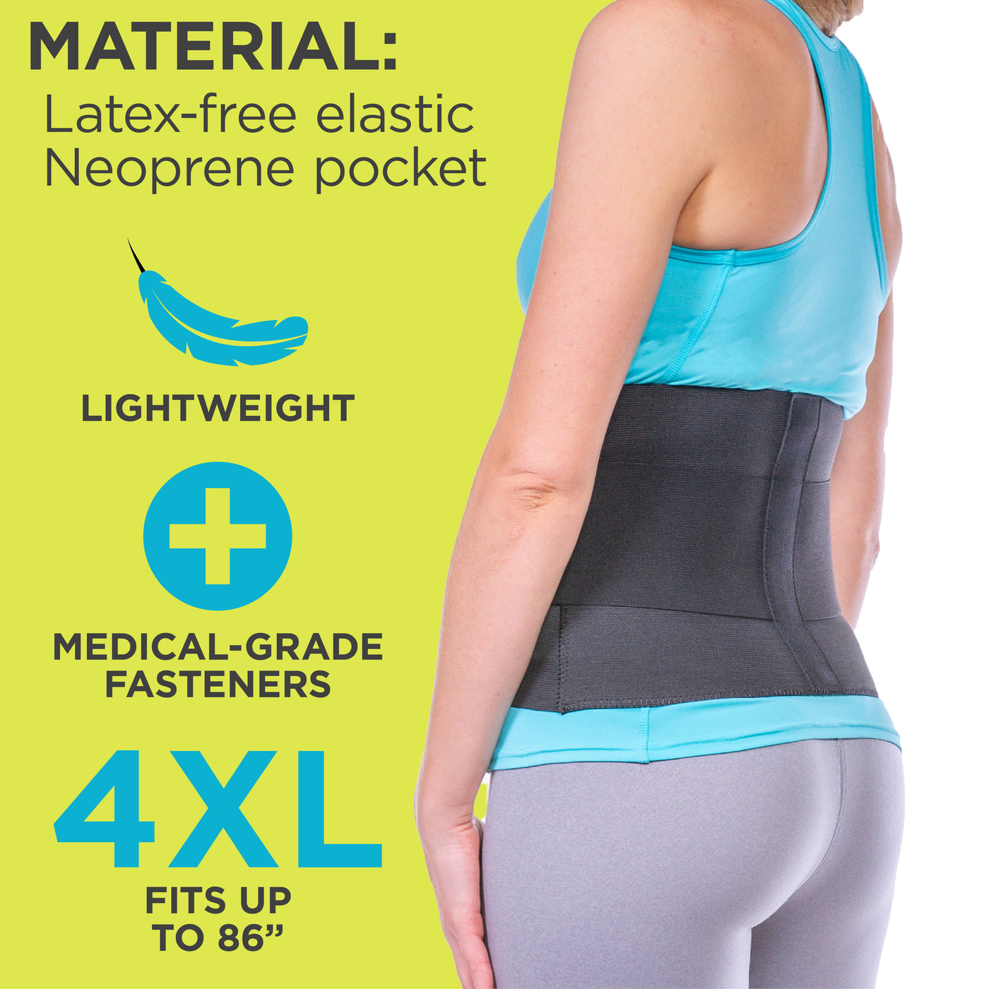 Comfortable Back Brace  Nighttime Low Back Support for Sleeping