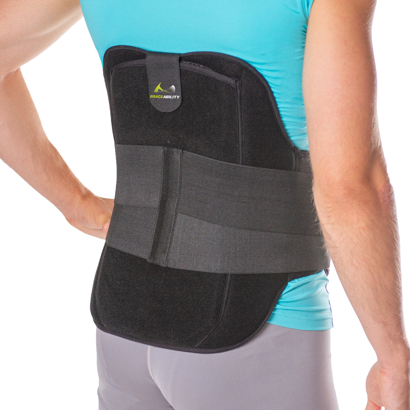 BraceAbility Plus Size Low Back Brace - Compression Lower Back  Support Belt For Sciatica, Heavy Lifting At Work, Herniated Disc, Workouts,  Sleeping, Lumbar Support, Back Pain In Women And Men