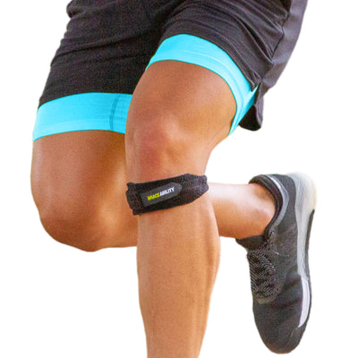 BraceAbility J Patella Knee Brace - Lateral Patellar Stabilizer with M –  EveryMarket