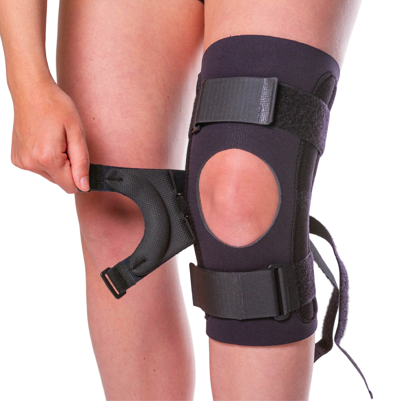 Adjustable Orthopedic Knee Stabilizer Support with Open Patellar Knee Brace  for Healing Osteoarthritis - China Knee Brace, Orthosis Brace