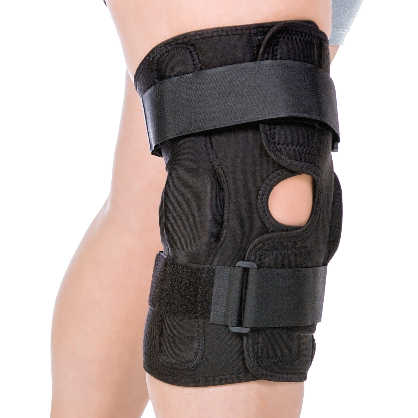 Hinged Knee Support Brace Children's Hinged Knee Brace,Post Op Knee Brace  for Recovery Stabilization Adjustable Knee Orthosis Sports Compression Wrap  for Running & Recovery : : Health & Personal Care