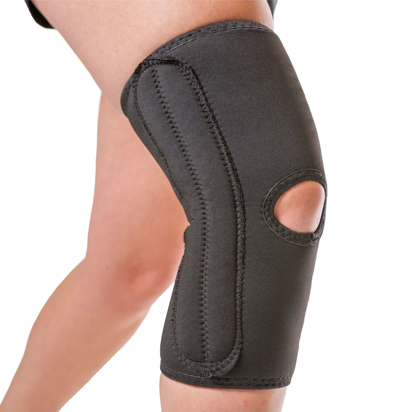 Buy KUDIZE Open Patella Hinged Knee Brace for Knee Joint Pain Relief  Functional Knee Support Cap Sleeve for Men & Women Ligament Tear Wraparound  Stabilizer Grey (1 Pair / 2 Pcs) (Large)