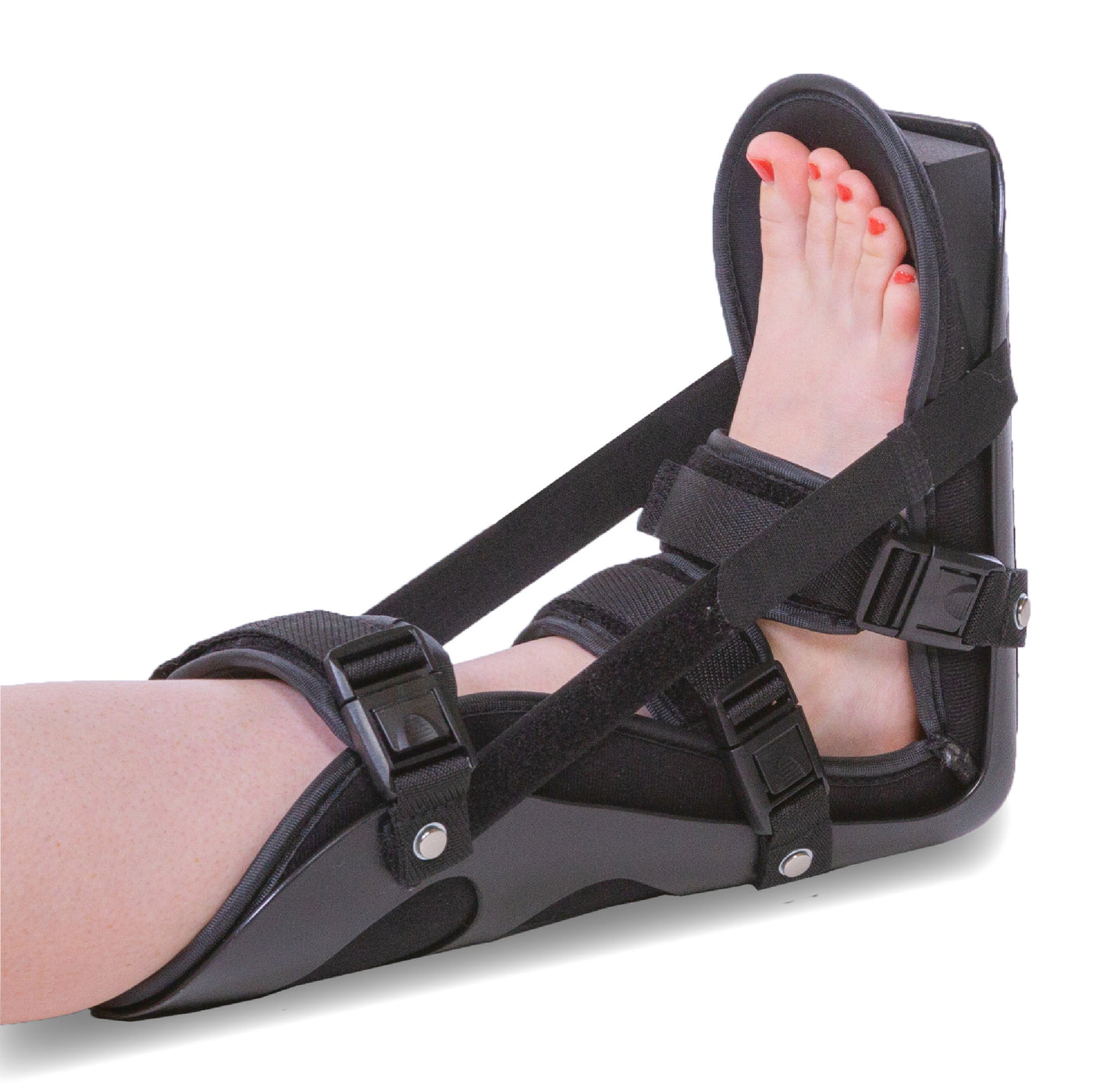 BraceAbility Plantar Fasciitis Night Sock  Soft Stretching Boot Splint for  Sleeping, Achilles Tendonitis Foot Support Brace(Large) 