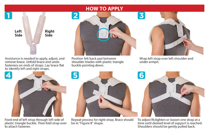 Figure 8 Clavicle Brace Posture Back Splint for Broken Collarbone