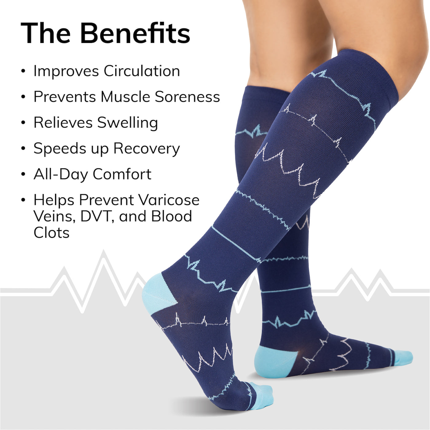Compression Socks For Nurses Pressure Socks For Running Medical Support  Stocking 