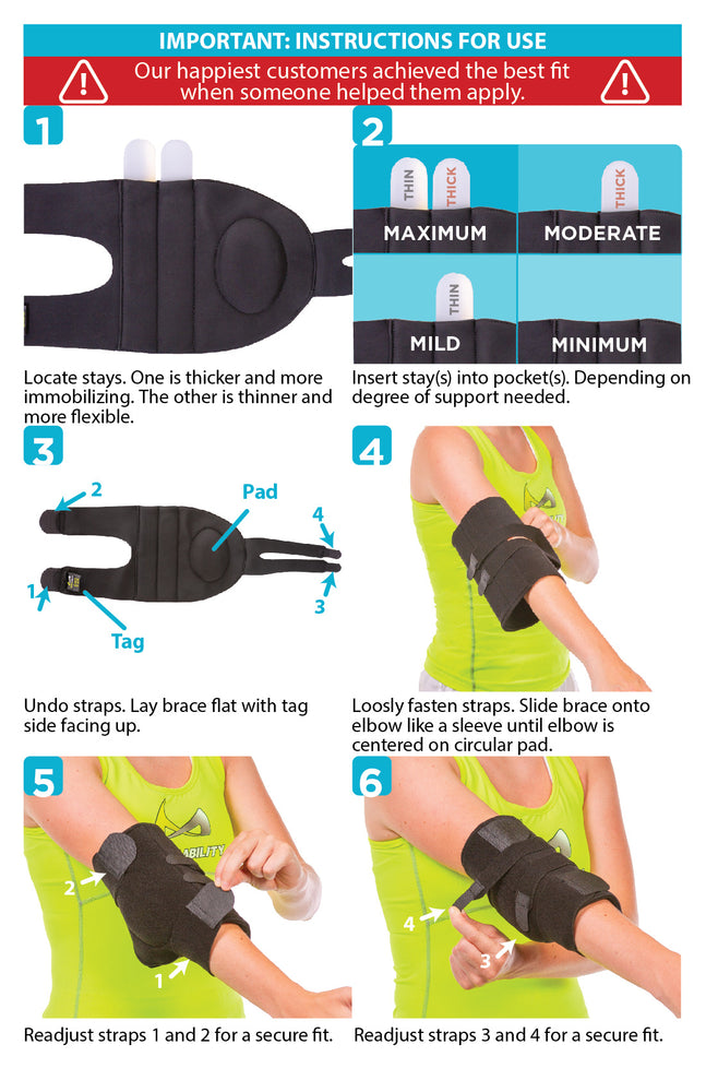 BraceAbility Cubital Tunnel Syndrome Elbow Brace | Splint to Treat Pain  from Ulnar Nerve Entrapment, Hyperextended Elbow Prevention and Post  Surgery