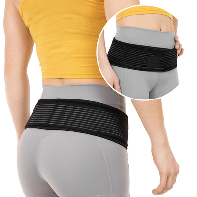 Everyday Medical SI Belt - Sacroiliac Joint Belt for Men and Women I Hip  Support Brace - Support and Alleviate Si Joint, Pelvis, Sacral, Sacrum, Hip  and Sciatica Pain and Discomfort 