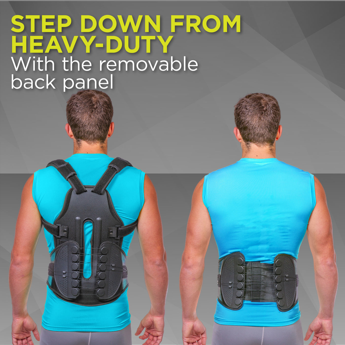 TLSO Full Back Thoracic Kyphosis Clamshell Brace