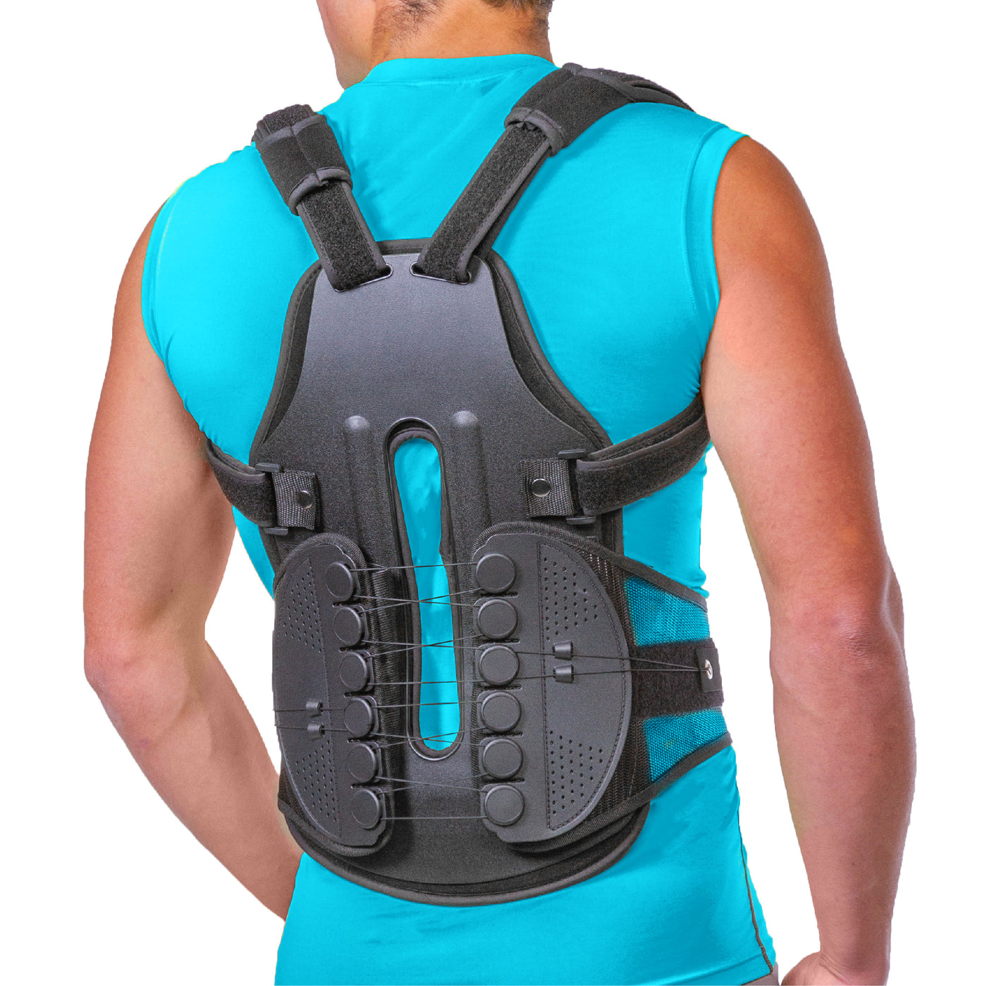 TLSO Thoracic Back Brace,Back Support and Back Pain Relief for  Fractures,Post Op,Herniated Disc,Spinal Trauma,Scoliosis
