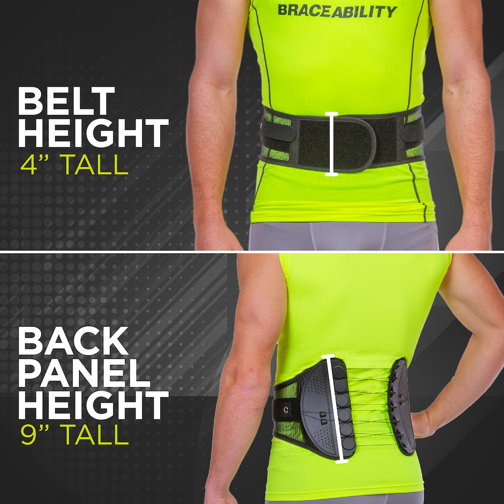 Buy L : Spine Sport Back Brace - Best Lumbar Support for Active Use,  Athletes, Exercising, Working Outside, Walking, and General Back Pain  Relief (L) Online at Low Prices in India 
