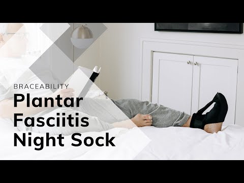BraceAbility Plantar Fasciitis Night Sock